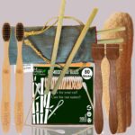 1 Bamboo Cotton Ear Buds 80 Stems/160 Swabs|2 Adult Bamboo Tooth Brush|2 Neem Tongue Cleaner|2 Loufah/loofah Pad|6 Bamboo Straw8″)