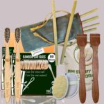 2 Bamboo Cotton Ear Buds 80 Stems/160 Swabs|2 Kids Bamboo toothbrush|2 Pure Neem Tongue Cleaner|2 Oval Loofah|6 Bamboo Straw8″)