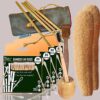 4 Bamboo Cotton Ear Buds 80 Stems|1 Kids bamboo toothbrush|1 Bamboo brush Stand|1 Pure Neem Tongue Cleaner|2 Loufah/loofah Pad|4 Straw8inch)