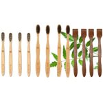 4 Adult bamboo tooth brush|4 kids bamboo tooth brush|4 Neem Tongue Scraper (PACK OF 12)