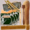 4 Bamboo Cotton Ear Buds 80 Stems|1 Kids bamboo toothbrush|1 bamboo travel case|1 Pure Neem Tongue Cleaner|2 Loufah/loofah Pad|4 Straw8inch)