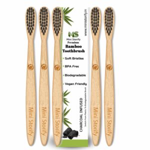 5 Kids Bamboo Toothbrush