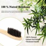 1 Adult Bamboo Toothbrush and 1 Oval Loofah Body Scrubber Combo