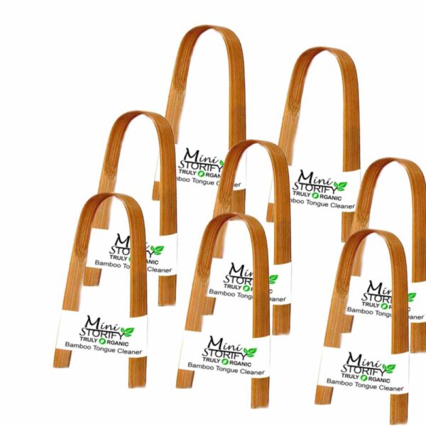 Bamboo Tongue Cleaner 8pc