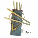 Bamboo Straws (8 inch) 6 pcs
