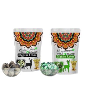 Black & Green Afghani Loban(150 Gm)Pack-2