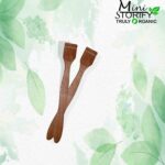 2 Adult bamboo tooth brush |2 Neem Tongue Scraper (PACK OF 4)