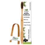 1 Adults Bamboo Toothbrush and 1 Tongue Cleaner Combo