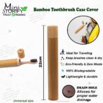 1 Bamboo Cotton ear bud/swab|80 wood stem/160 Swab|1 Kids bamboo toothbrush|1 bamboo travel case|2 Loufah/loofah Pads, (PACK OF 5)