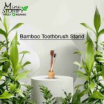 Bamboo Stand |Toothbrush Holder, Natural Bamboo Holds Toothbrush for Kids & Adults(Pack of 1 )