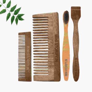 1 Neem Pocket & 1 Shampu Comb 1 Neem kids toothbrush1 Neem tongue Cleaner