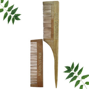 1 Neem Pocket & 1 Tail Comb Pack of 2