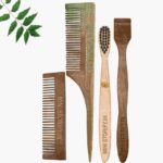 1 Neem Pocket & 1 Tail Comb 1 Kids bamboo toothbrush1 Neem tongue Cleaner