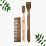1 Neem Pocket Comb 1 Kids bamboo toothbrush1 Neem tongue Cleaner