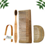 1 Neem Beard & 1 Shampu Comb 1 Adult bamboo toothbrush1 Bamboo tongue cleaner