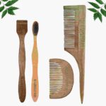 1 Neem Beard & 1 Tail Comb 1 Neem adult toothbrush1 Neem tongue Cleaner