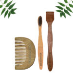 1 Neem Beard Comb 1 Neem kids toothbrush1 Neem tongue Cleaner