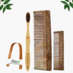 1 Neem Dressing & 1 Pocket Comb 1 Adult bamboo toothbrush1 Bamboo tongue cleaner