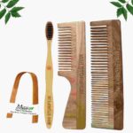 1 Neem Dressing & 1 Handle Comb 1 Adult bamboo toothbrush1 Bamboo tongue cleaner