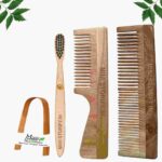 1 Neem Dressing & 1 Handle Comb 1 Kids bamboo toothbrush1 Bamboo tongue cleaner