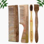 1 Neem Dressing & 1 Handle Comb 1 Neem adult toothbrush1 Neem tongue Cleaner