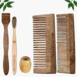 1 Neem Dressing & 1 Shampu Comb 1 Kids bamboo toothbrush1 Neem tongue Cleaner1 Bamboo brush stand