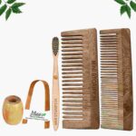 1 Neem Dressing & 1 Shampu Comb 1 Kids bamboo toothbrush1 Bamboo tongue cleaner1 Bamboo brush stand
