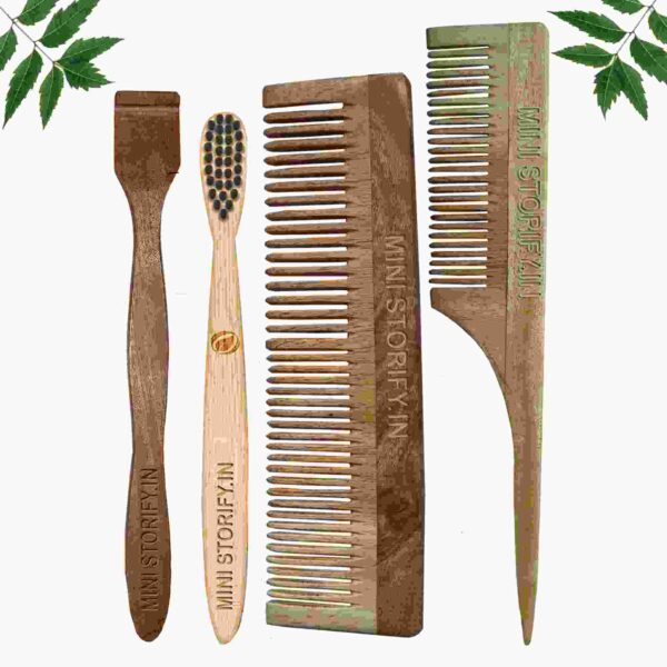1.Neem.Dressing.&.1.Tail.Comb.1.Kids.bamboo.toothbrush1.Neem.tongue.Cleaner