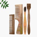 1 Neem Handle & 1 Pocket Comb 1 Neem kids toothbrush1 Neem tongue Cleaner