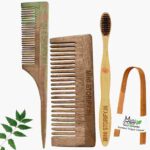 1 Neem Shampu & 1 Tail Comb 1 Adult bamboo toothbrush1 Bamboo tongue cleaner