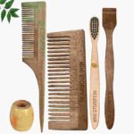 1 Neem Shampu & 1 Tail Comb 1 Kids bamboo toothbrush1 Neem tongue Cleaner1 Bamboo brush stand