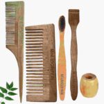 1 Neem Shampu & 1 Tail Comb 1 Neem kids toothbrush1 Neem tongue Cleaner1 Bamboo brush stand