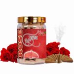 Rose dhoop Cone 70pcs,Sandle dhoop Cone 70pcs (Pack of 2)