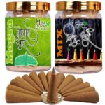 Mogra dhoop Cone 70pcs,Mix dhoop Cone 70pcs (Pack of 2)