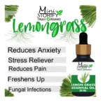 Essential Oil of Lemongrass-2pcs 30 Ml Each