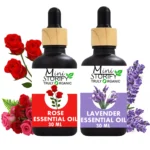 Essential Oil of Rose and Lavender 30 Ml Each