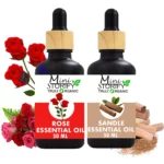 Essential Oil of Rose and sandle 30 Ml Each