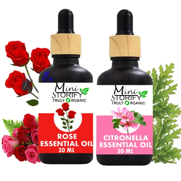 Essential Oil of Rose and citronella