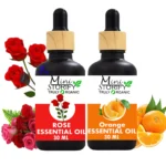 Essential Oil of Rose and Orange 30 Ml Each