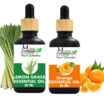 Essential Oil of Orange and Lemongrass 30 Ml Each